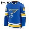 Lasten NHL St. Louis Blues Pelipaita 2025-26 Fanatics Premium Binnington Koti Jordan Sininen